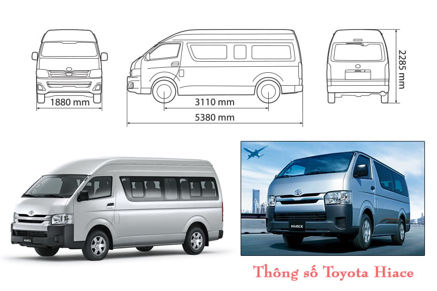 Toyota Hiace 16 chỗ phiên bản 2017